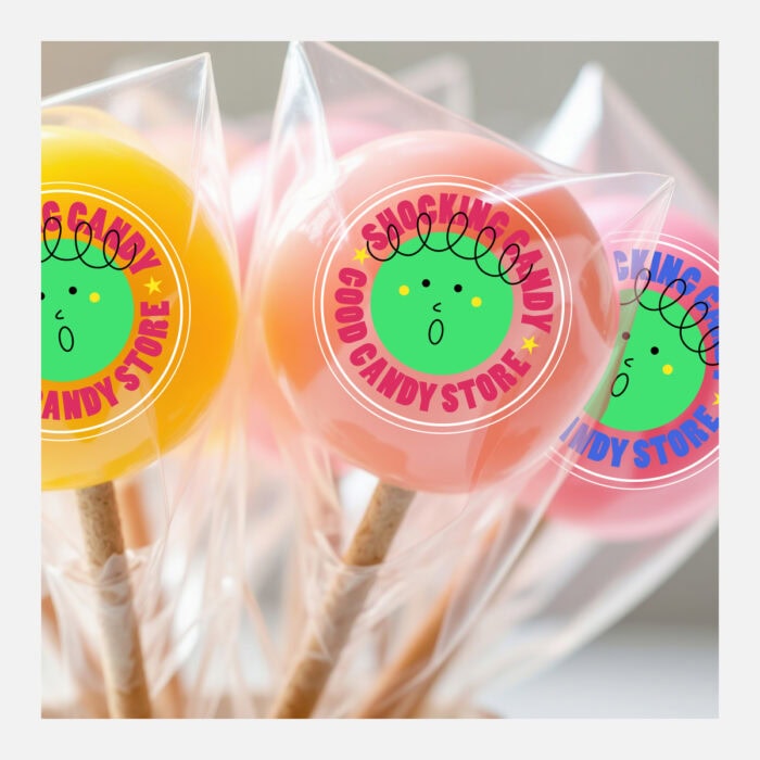 Circle Gloss Clear Vinyl Stickers - Image 5