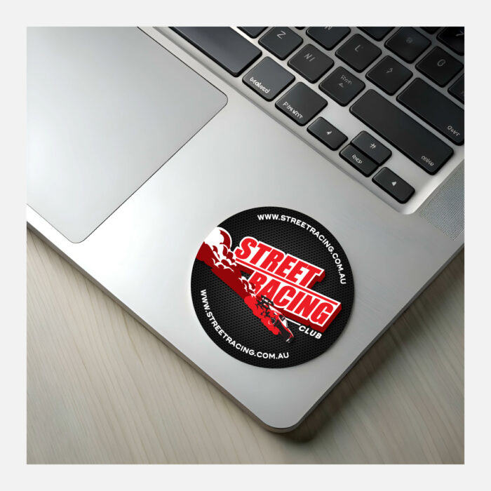 Circle Labels on Gloss White Synthetic - Image 4