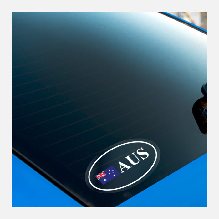 Oval Gloss Clear Vinyl Bumper Stickers - Image 4