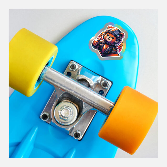 Custom Stickers on Holographic Vinyl