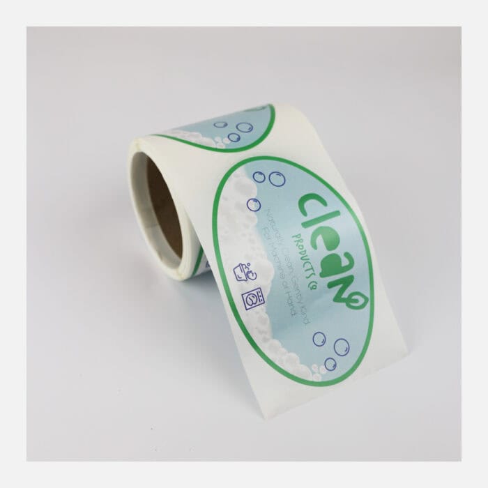 Oval Labels on Gloss White Paper - Image 6