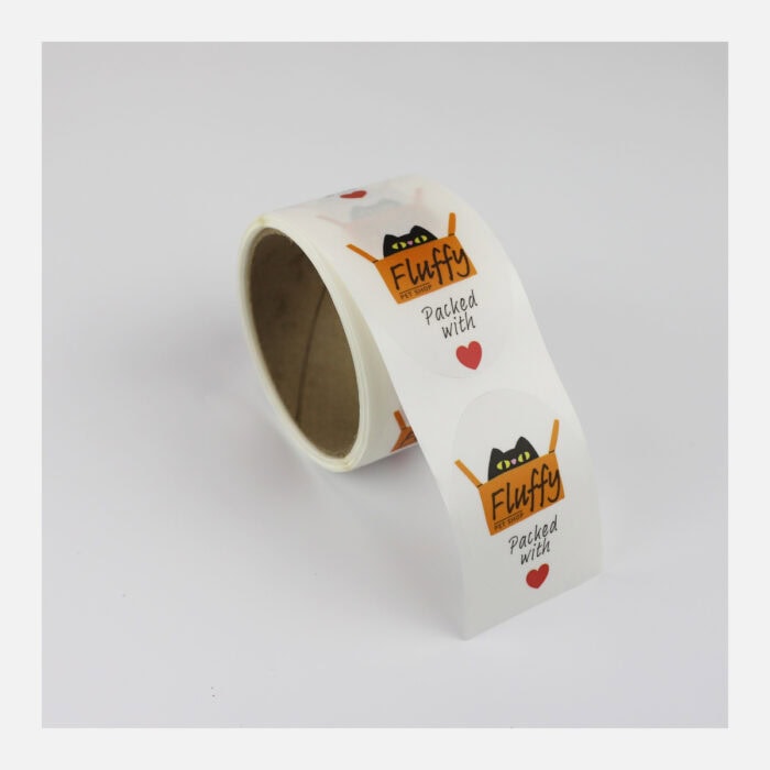 Oval Labels on Matt Clear Synthetic - Image 6