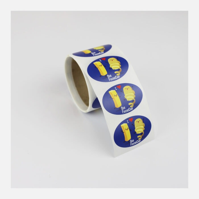 Oval Labels on Matt White Paper - Image 6