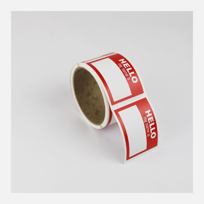 Rectangle Labels on Matt White Paper - Image 6