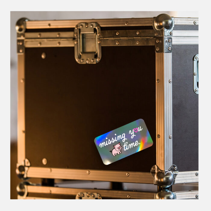 Rectangle Stickers on Holographic Vinyl - Image 3