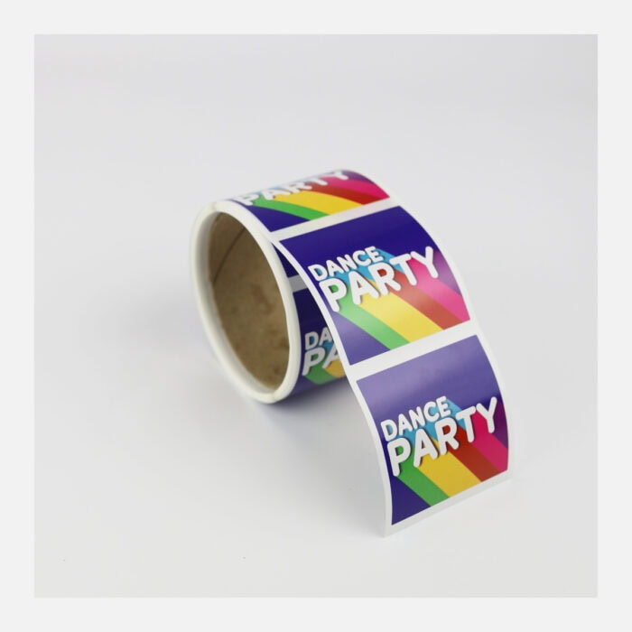 Square Labels on Gloss White Paper - Image 6