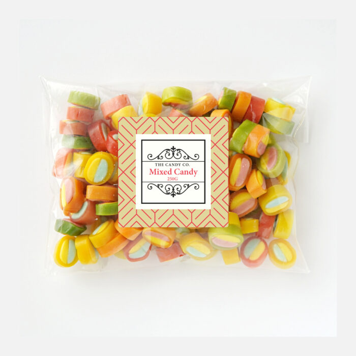Square Labels on Gloss White Paper
