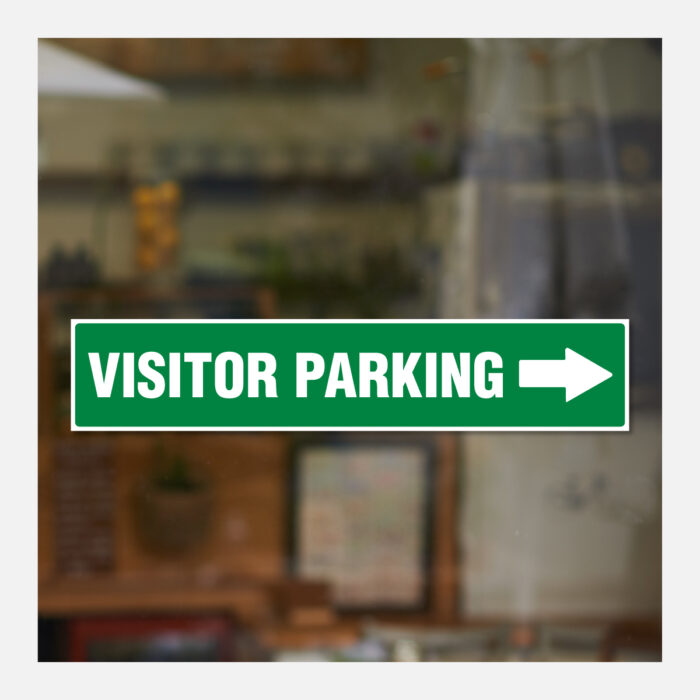 Rectangle Gloss White Vinyl Window Decals - Image 3
