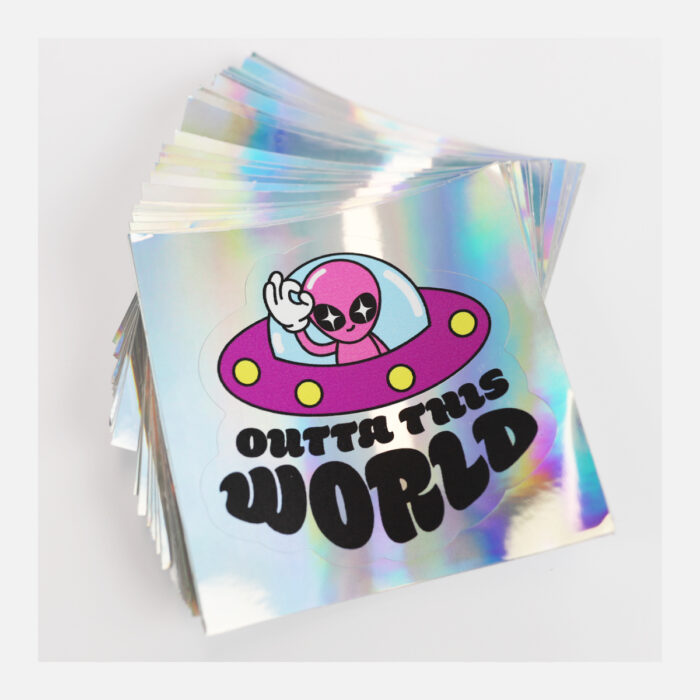 Custom Stickers on Holographic Vinyl - Image 2