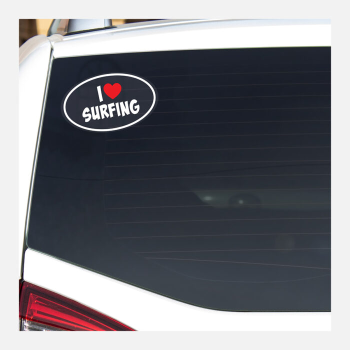 Oval Gloss Clear Vinyl Bumper Stickers - Image 2