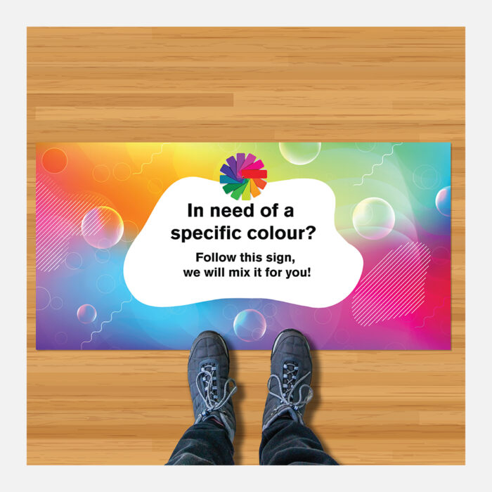 Rectangle Outdoor Floor Decal - Image 4