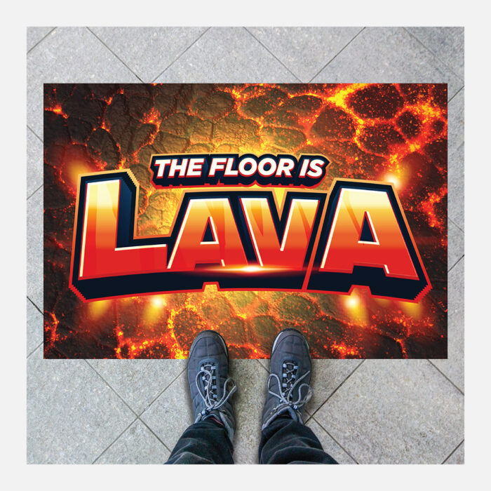 Rectangle Outdoor Floor Decal - Image 3