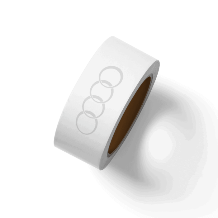Dowell White Motif 50m Roll