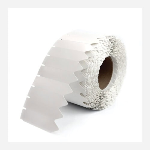 White Synthetic Pot Tags 105x25mm