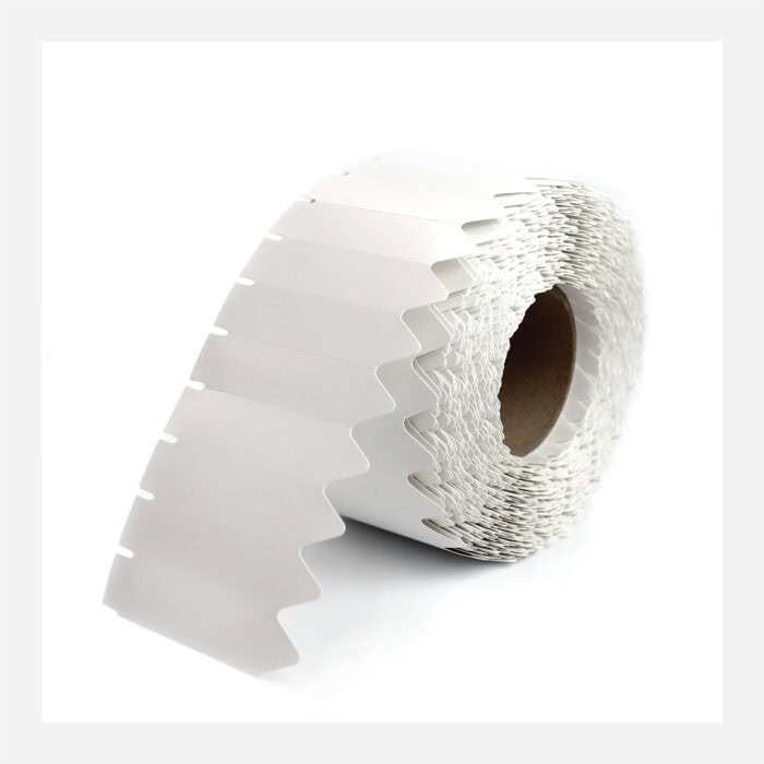 White Synthetic Pot Tags 105x25mm
