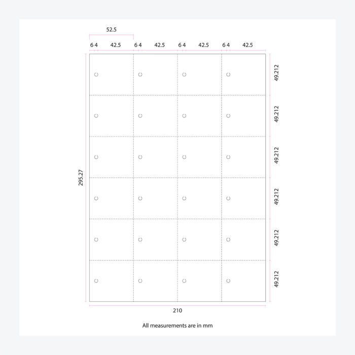 Hang Tags 52x50mm (24 Per Sheet) - Image 2