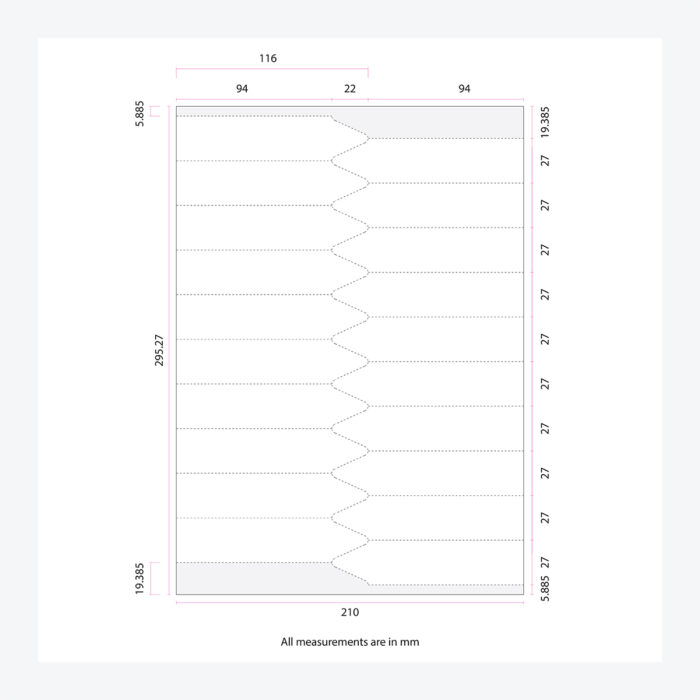 Pot Tags 27x116mm (20 Per Sheet) - Image 2