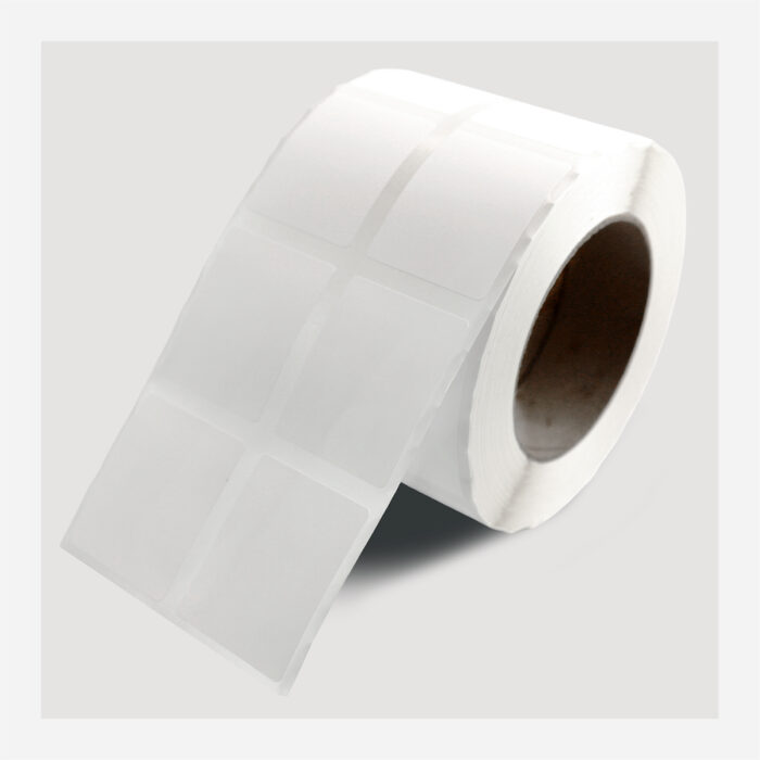 White Synthetic Self-Adhesive Labels 40x30mm