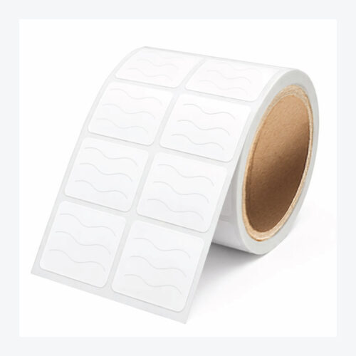 White Synthetic Self-Adhesive Tamper Evident Labels 40x37mm