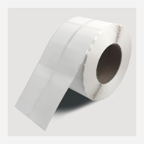 White Synthetic Self-Adhesive Labels 40x90mm