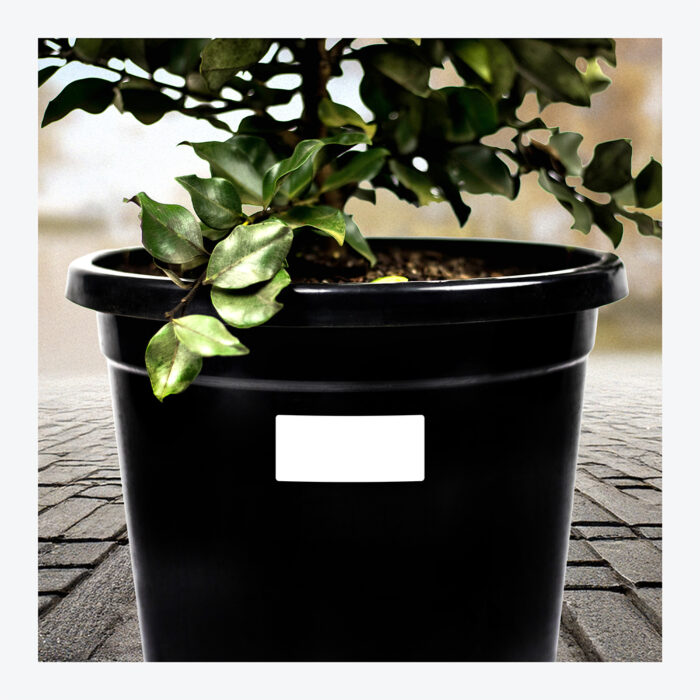 White Synthetic Self-Adhesive Labels 40x90mm - Image 4