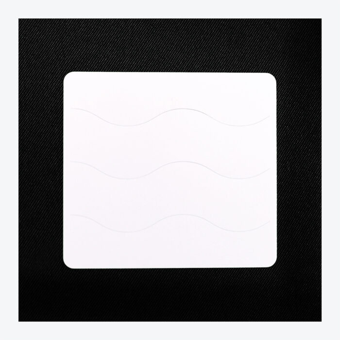 White Synthetic Self-Adhesive Tamper Evident Labels 40x37mm - Image 4